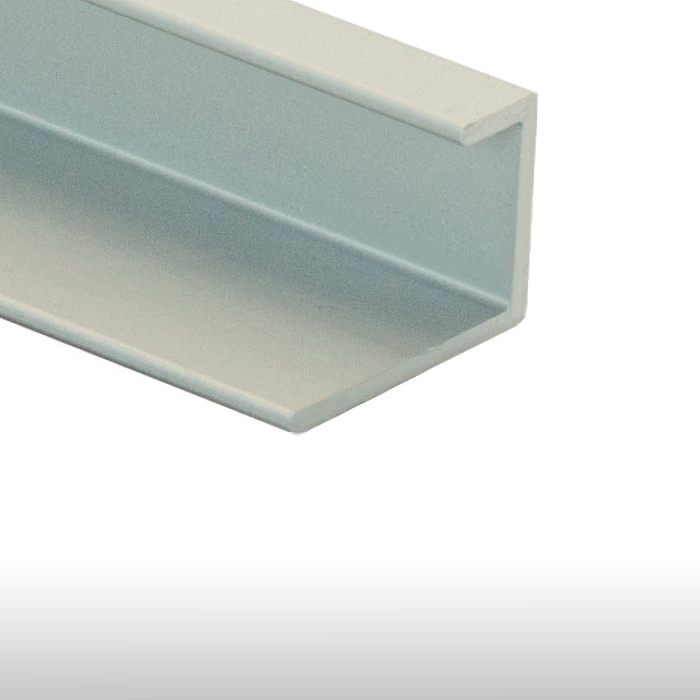 Perfil de terminal para paneles decorativos de pared